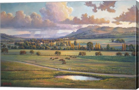 Framed Autmn Pastoral Print