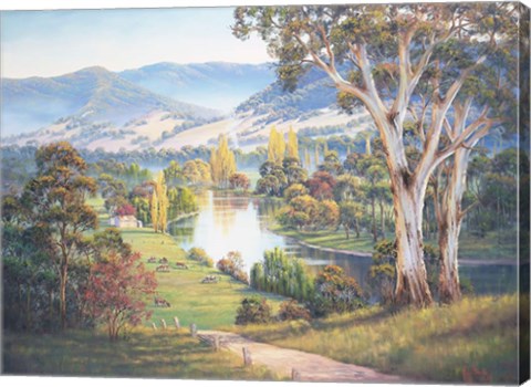 Framed Autumn Reflections - Lacmalac Print