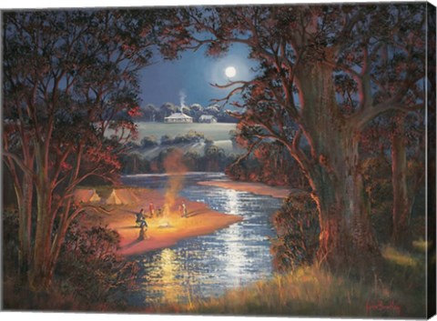 Framed Camping Out Print
