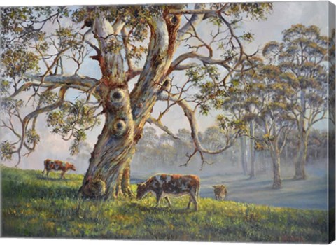 Framed Gresford Gum 2 Print