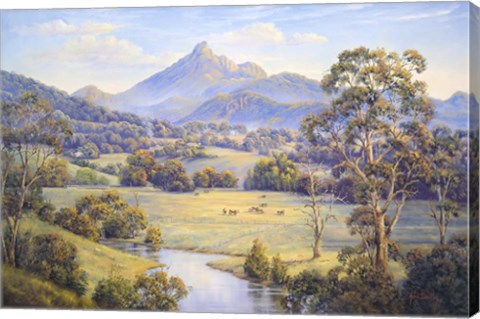 Framed Mt. Warning Print