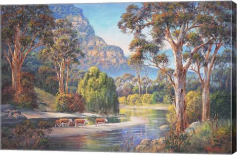 Framed Wollondilly Autumn Print