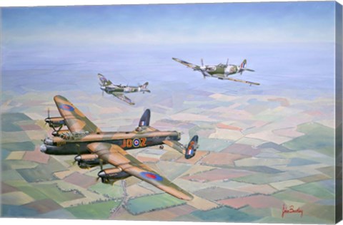 Framed Bringing Home The Straggler Print