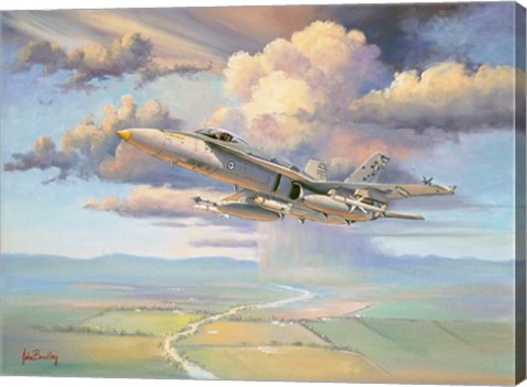 Framed Sky Warrior Print