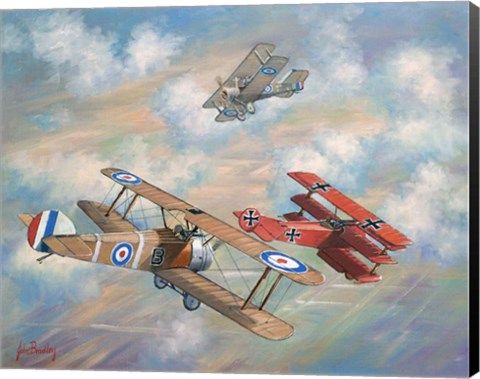 Framed Red Baron Bugs Out Print