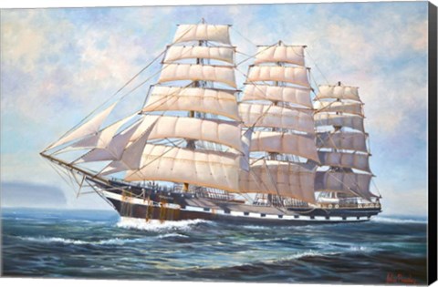 Framed Hms Macquarie Print