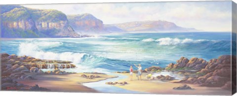 Framed No Fish Today Print