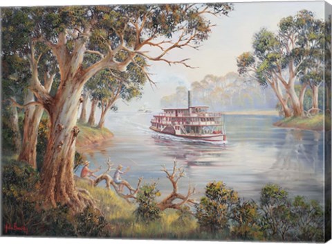 Framed Queen Of The Murray Print