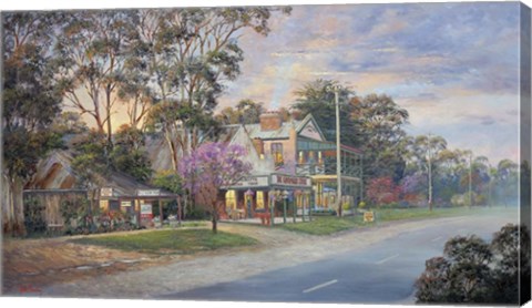Framed Close Of Day - Gundaroo Print