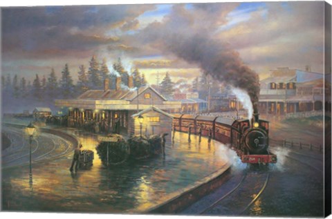 Framed Wet Evening - Katoomba Print
