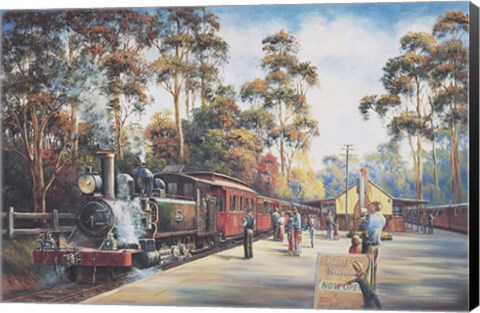 Framed All Aboard Print