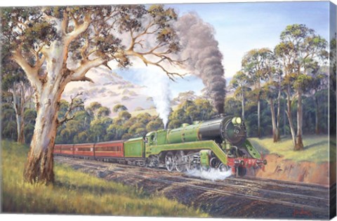 Framed Pacific Class 3829 Print