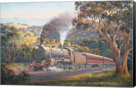 Framed Western Express Print