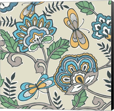 Framed Namaste Floral II Print
