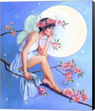 Framed Apple Blossom Fairy Print