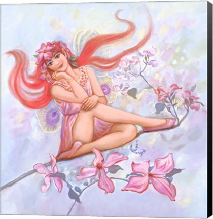 Framed Dogwood Fairy Print