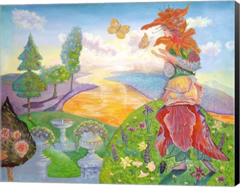 Framed Flower Goddess Print