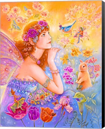 Framed Goddess Of Spring Print