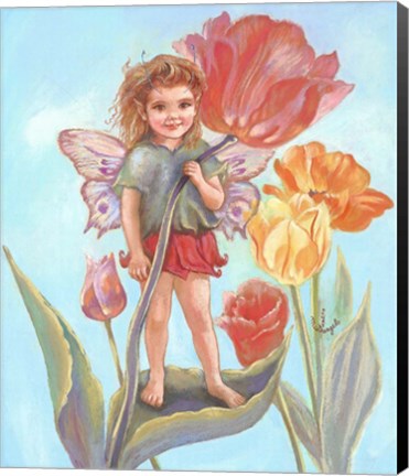 Framed Tulip Fairy Print