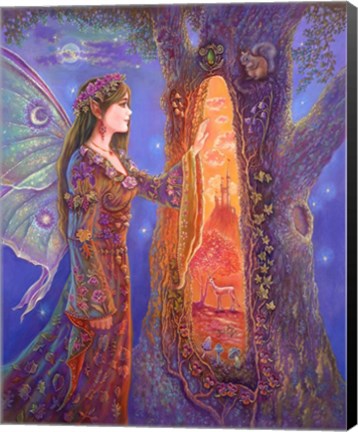 Framed Doorway To Fairyland Print