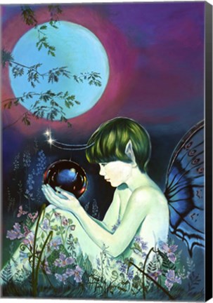 Framed Fairy And The Magic Bubble Print