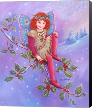 Framed Holly Fairy Print