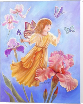 Framed Iris Fairy Print