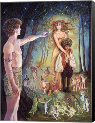 Framed Oberon And Titania Print