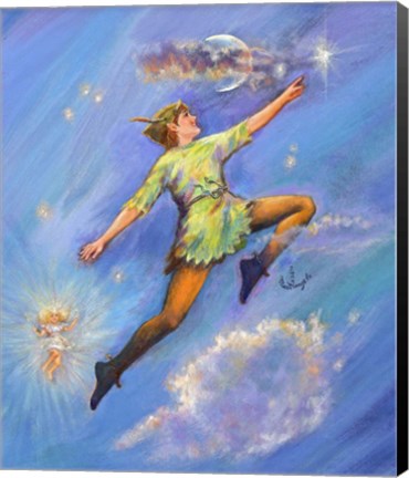 Framed Peter Pan Print