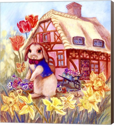 Framed Parsley Bunny's House Print