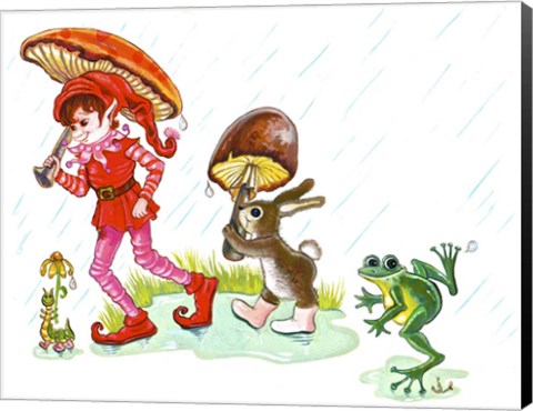 Framed Rain Parade Print