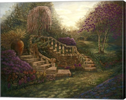 Framed April Garden Print