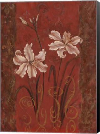 Framed Lily Design Print