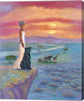 Framed African Queen Print