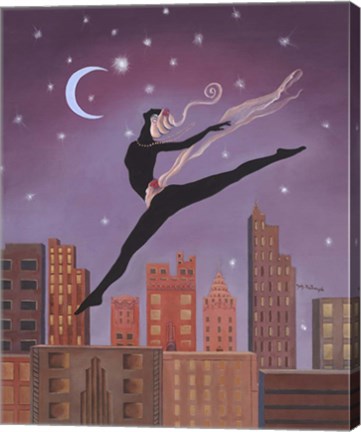 Framed Art Deco Leap Print