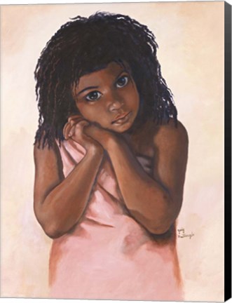 Framed Black Girl Print