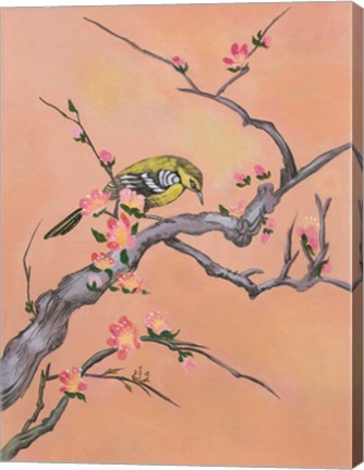 Framed Asian Bird 1 Print