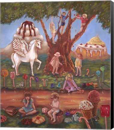Framed Candy Land Print