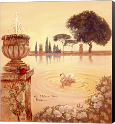 Framed Tivoli Pond Print