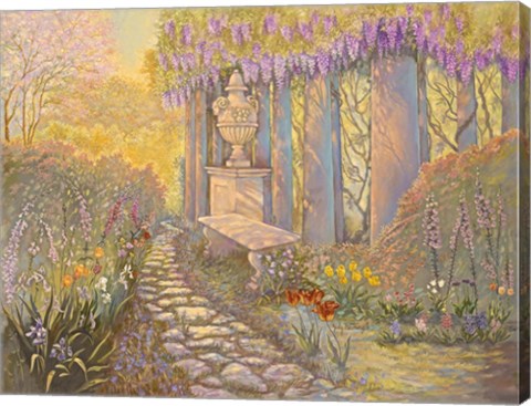 Framed Wisteria Arbor Print