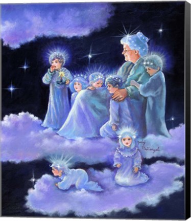 Framed Grandmother Night Print