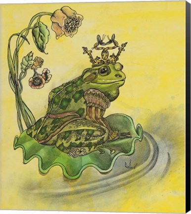 Framed Frog Prince Print