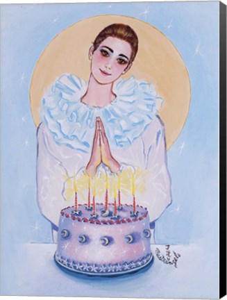 Framed Birthday Cake - Enhanced Print