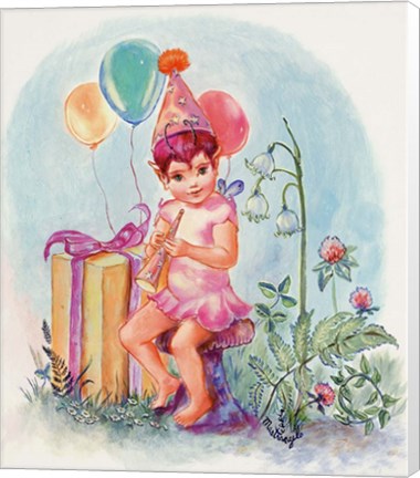 Framed Birthday Elf Print