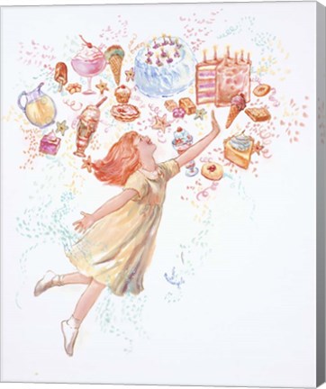 Framed Birthday Goodies Print