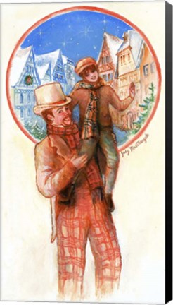 Framed God Bless Us Every One Print