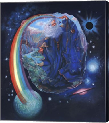 Framed Rainbow Wizard Print