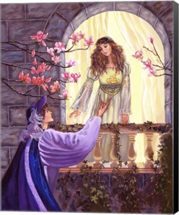 Framed Romeo And Juliet&#39;s Balcony Print