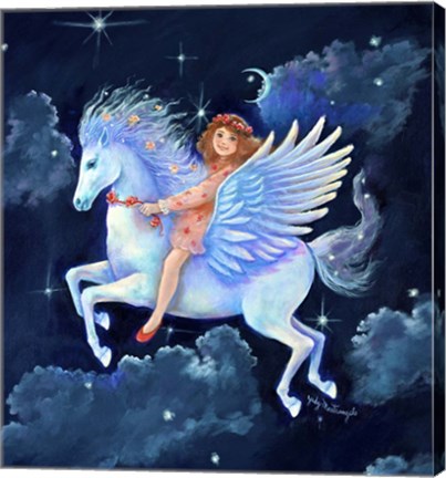 Framed Fly-Away-Horse Print