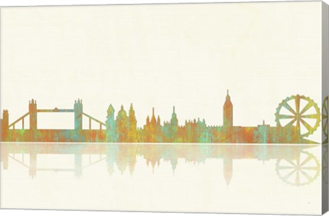 Framed London GB Skyline 1 Print